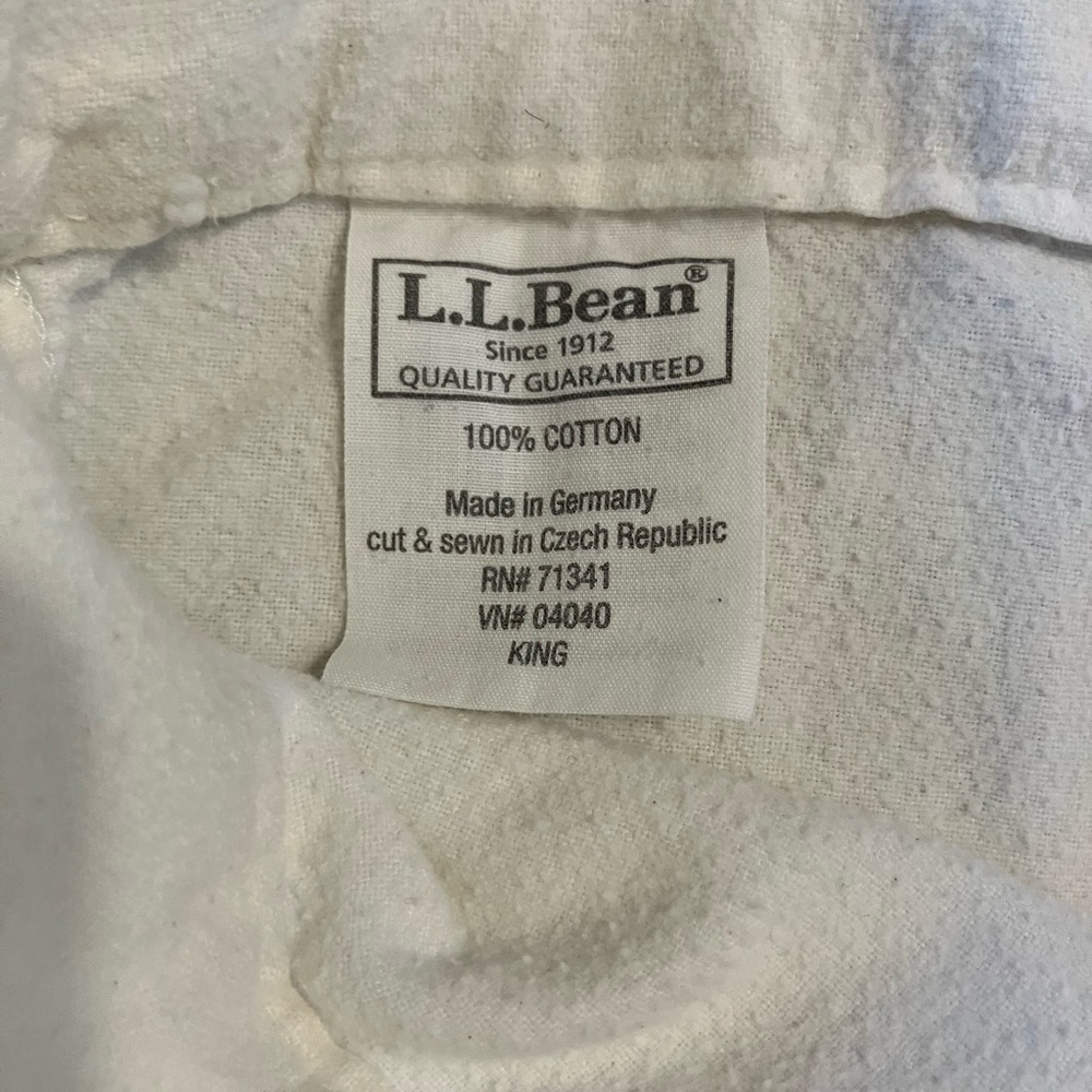LLBEAN Cotten bed set. See description - Picture 7 of 7